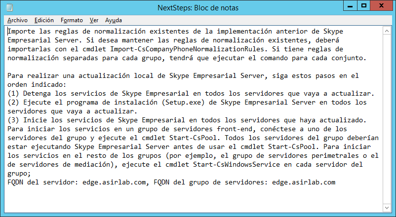 Migrar Lync Server 2013 ST a Skype4B ST_Actualizando_Front_END_8.png